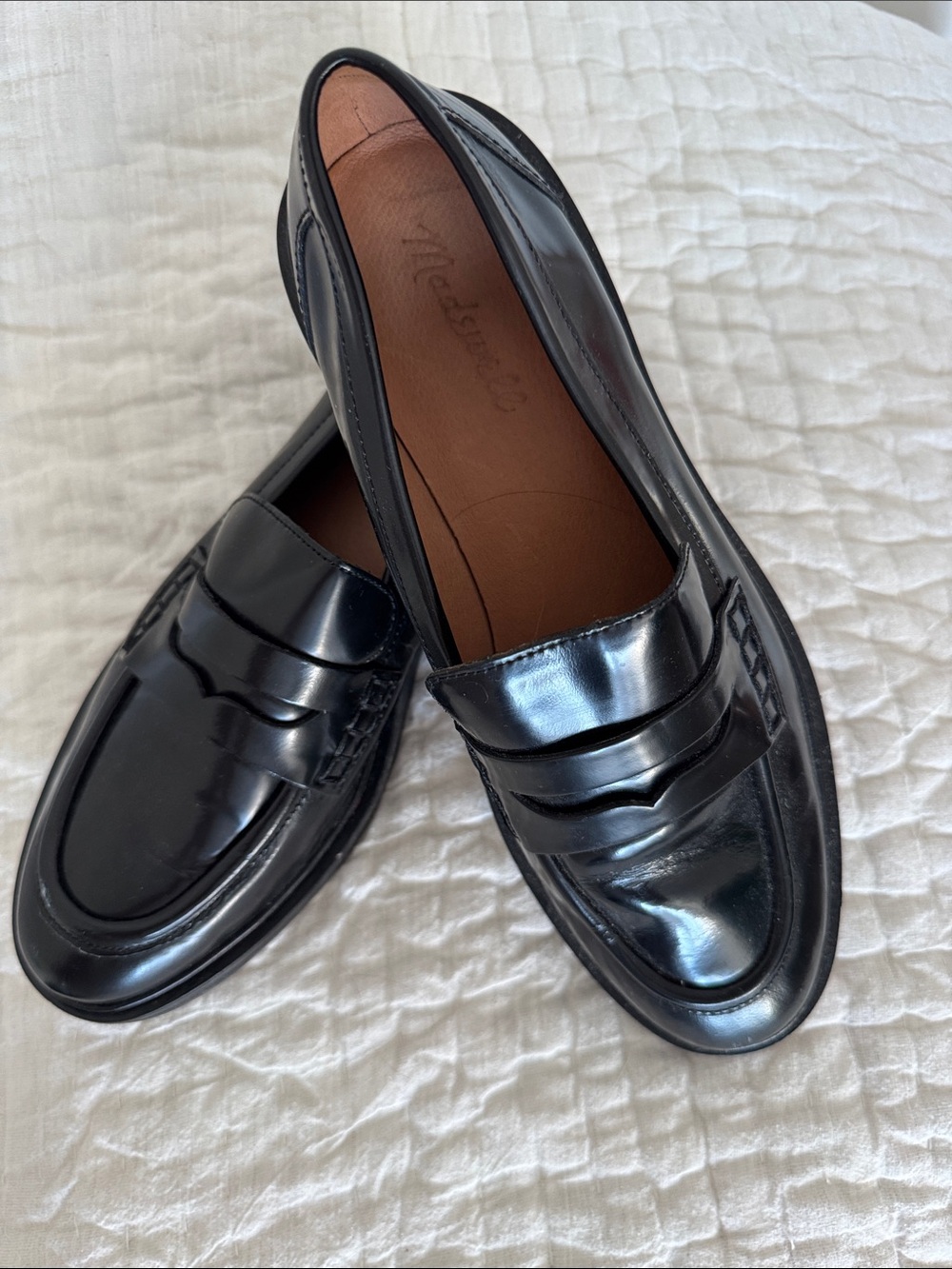 Madewell Black Penny Loafers